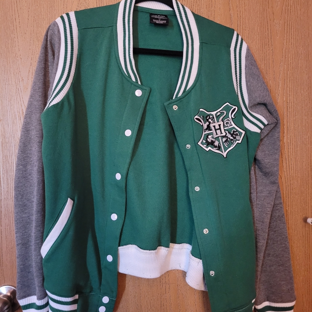 Hot Topic Draco Malfoy Slyrherin Bomber Jacket